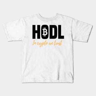 BTC HODL Kids T-Shirt